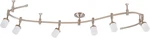 Catalina Lighting 96" 6-LIGHT Integrated Led Flex Track Spotlight Ceiling Light, New. Price: $334.99.