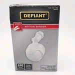Defiant 240 Degree White Motion Wired Outdoor Dusk-to-dawn Replacement Sensor New. Price: $20.99.