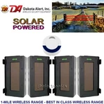 Dakota Alert SBA-4000 Break Beam Driveway Alarm + 2 Sets Solar Wireless Sensors New. Price: $439.98.