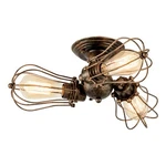 Luling Vintage Ceiling Light Industrial, Adjustable Socket Metal Wire Cage La... New. Price: $64.61.