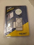 Vtg Telko Mighty Mini Alarm, No Wiring Required, Easy Mounts, Compact Size, New. Price: $10.00.