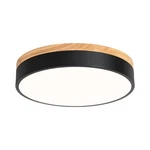 Dimmable Wood Led Flush Mount Ceiling Light, 5CCT 2700K-6000K Modern Black Cl... New. Price: $104.28.