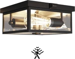 Outdoor Ceiling With Motion Sensor, Flush Mount Porch Light, Exterior New. Price: $79.95.