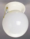 Volume Lighting V7308 1 Flush Mount Ceiling Fixture - White New. Price: $23.27.