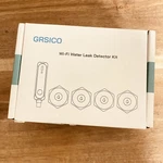 Grsico Wi-fi Water Leak Detector Kit 4 Pack Open Box, Unused. Price: $23.95.