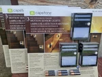 Capstone Lighting Motion Sensor Led Out/indoor Waterproof 3 Pack (total 9) New. Price: $39.99.