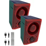 Hulppre 2PACK Solar Outdoor Motion Sensor Alarmdog Barking Gunshot Sound,s... New. Price: $85.38.