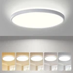Ocioc Flush Mount Ceiling Light, 36W 3600LM 5CCT-18INCH, White New. Price: $92.33.