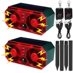 Qualirey 2 Pcs Solar Outdoor Motion Sensor Alarm Stake Animal Deterrent Dog New. Price: $91.42.