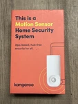 1 Kangaroo Home Motion Sensor App Based Hub Free Security/ White Open. Price: $12.00.