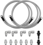 For Gm 4L60E 4L80E Flexible Braided Transmission Cooler Lines Kit -6AN Hose New. Price: $33.99.