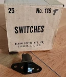 Lot Of 20 Ademco 116T Top Door Sensor Switch Closed Circuit Usa New. Price: $49.99.