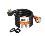 Vevor Generator Power Cord 30 Ft. Amp 125/250-VOLT Rv Extension 12,000-W New. Price: $149.00.