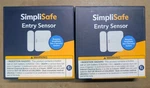 Lot Of 2 Simplisafe Smart Indoor Entry Sensor, Wi-fi Connected, Wireless New. Price: $26.95.