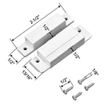 MC-31 Wired Surface-mounted Nc Magnetic Door Window Contact Sensor Alarm Reed... New. Price: $11.95.