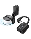 Dewenwils Motion Sensor Outlet Indoor Outdoor 50FT Range 100FT Wireless New. Price: $32.99.