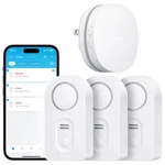Govee Wifi Water Leak Detector 3 Packs Alert With Remotely Email/app Pus... Open. Price: $29.40.