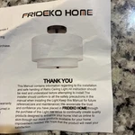 Frideko Home Modern Flush Mount Ceiling Light 2-LAYER White Drum Shade Fixture Open. Price: $36.00.