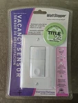 Wattstopper Vacancy Sensor CH-250-W-CS, Auto Lights Off, 0-600W, Wall Switch New. Price: $12.29.