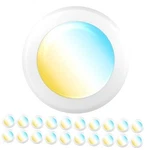 Sunco 20 Pack Led Disc 5/6INCH Cct One (3000K, 4000K, 5000K, 6000K, 6500K) New. Price: $150.37.