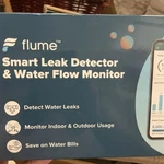 Flume Model F2600 Smart Home Water Monitor & Leak Detector Open Box. Price: $141.99.