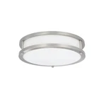 Sunset Lighting 12" 1-LIGHT Led 4000K Flush Mount Bright Satin Nickel F991 New. Price: $39.99.