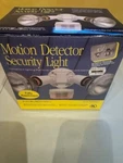 Intelectron 2 White Outdoor Motion Detector Security Light New Open Box. Price: $9.99.