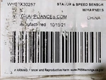 Ge Washer Stator & Rotor Motor WH03X30257 WH03X29358 WH03X30258 WH03X29043 New. Price: $49.95.