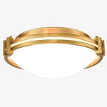 Teenyo Modern Gold Flush Mount Ceiling Light 12 Inches Milk Glass Lig... New. Price: $165.06.
