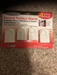 New 4 Pack Handy Trends White Instant Perfect Alarm For Doors House Hotel Dorm. Price: $10.95.