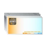 Panel Light 2X4 Flat Fixture Dimmable 30W-72W Pack H2501 Led Jc-lgl 0-10V Drop New. Price: $369.99.