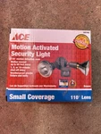 Ace Motion Sensor Security Light Outdoor 110 Bronze New Sealed. Price: $30.00.