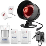 Home Security System Indoor Outdoor Weather-proof Siren Window Sensors Moti New. Price: $46.99.