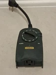 Stanley Photoelectric Switch Outlet Timer 8 Hr Dusk Dawn Used. Price: $20.00.
