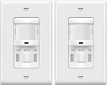 In-wall Pir Motion Sensor Light Switch, Single Pole Occupancy New. Price: $51.99.