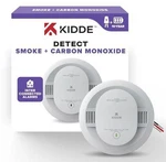 Kidde Combo Smoke + Alarm, Hardwired With 10-YEAR Backup Battery 30CUA10 Open. Price: $37.50.