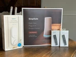 Simplisafe 7 Piece Wireless Home Security System + 2 Key Fobs Smart Lock-white New. Price: $140.00.