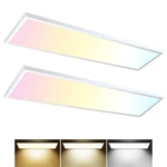 Aikvsxer Led Flat Panel Light Surface Mount 1X4FT 2PACK, White New. Price: $146.99.