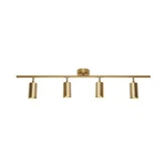 Kco Lighting 4-LIGHTS Gold Led Track Kit Brushed Brass Spotlight Cei... New. Price: $183.75.