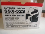 Potter Amseco SSX-52S Siren With Red Strobe Light New. Price: $33.03.