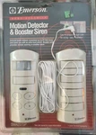 Emerson Motion Detector Booster Siren Home Security SMA2515P New. Price: $25.00.
