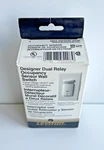 Leviton 002-ODS0D-IDW Designer Dual Relay Occupancy Sensor Wall Switch New. Price: $129.99.