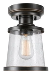 Globe Electric 44301 Charlie 7" Semi-flush Ceiling Light Oil-rubbed Bronze New. Price: $39.97.