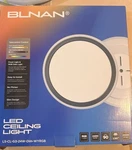 Blnan Led Ceiling Light 24W Rgb Dimmable Remote Modern Round 2400LM New. Price: $38.56.