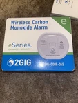 2GIG C08E-345 Wireless Carbon Monoxide Alarm New. Price: $80.00.