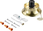 Aspen Creative 22101-07-1, Flush Mount Ceiling Fixture Shade Holder Kit With On/ New. Price: $20.44.