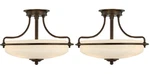 Quoizel GF1717PN Griffin 3 Light 17" Semi Flush Mount Fixture - 2 Pack New. Price: $499.64.