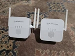 Lot Of 2 Alarm.com ADC-W115C Wireless Doorbell Smart Chime And Wi-fi Extender Used. Price: $69.99.