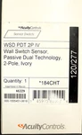 Acuity Sensor Switch Wsd Pdt 2P Iv Wall Mount New. Price: $54.50.