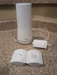 Simply Safe Base Station Model SSBS3 With 2 Motion Sensors - Working Used. Price: $29.99.